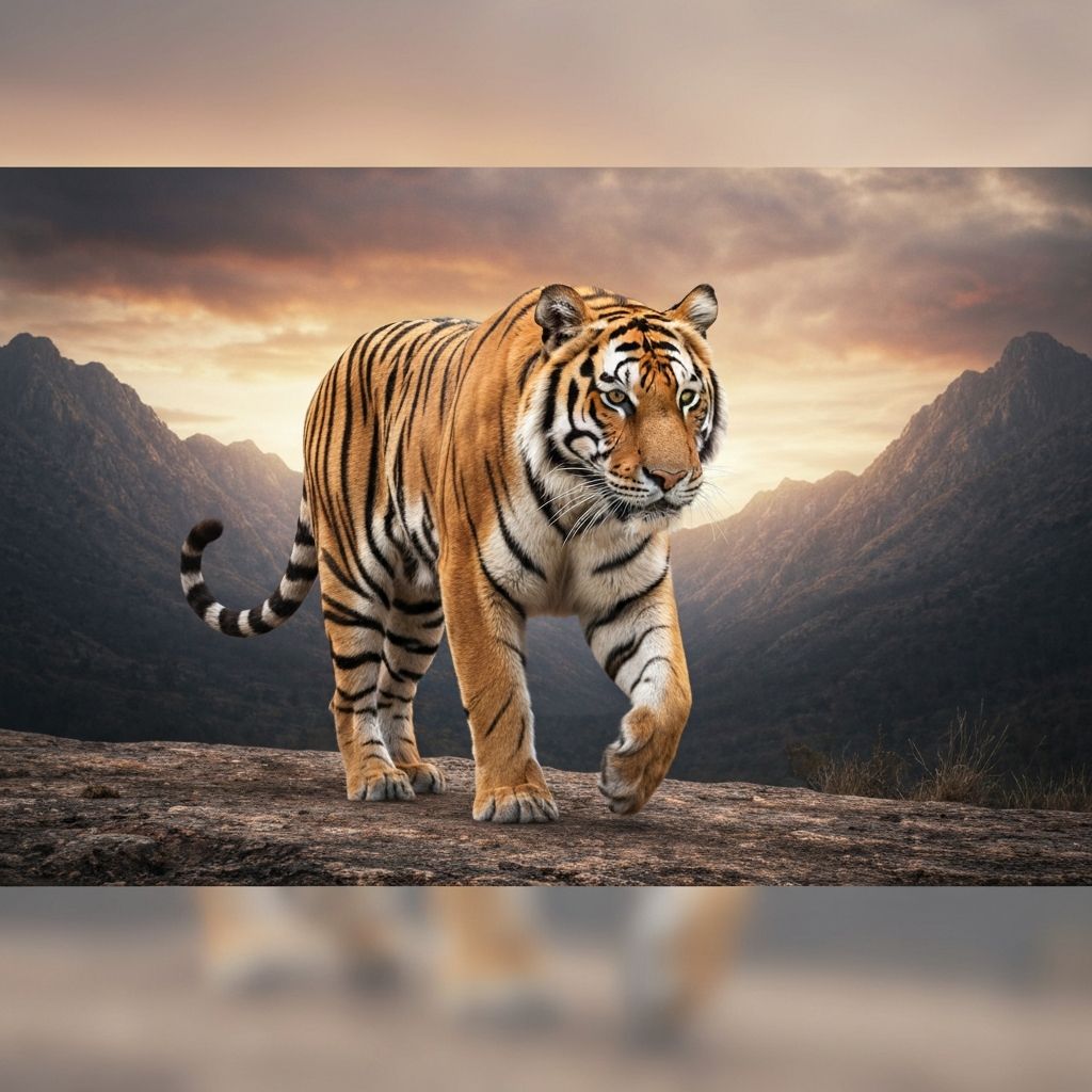 Majestic tiger